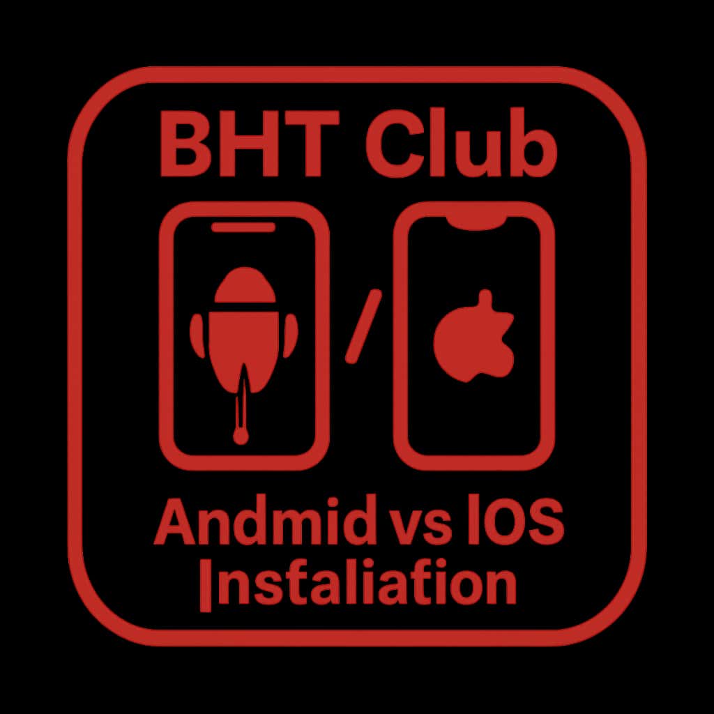Icon representing BHT Club app installation process.