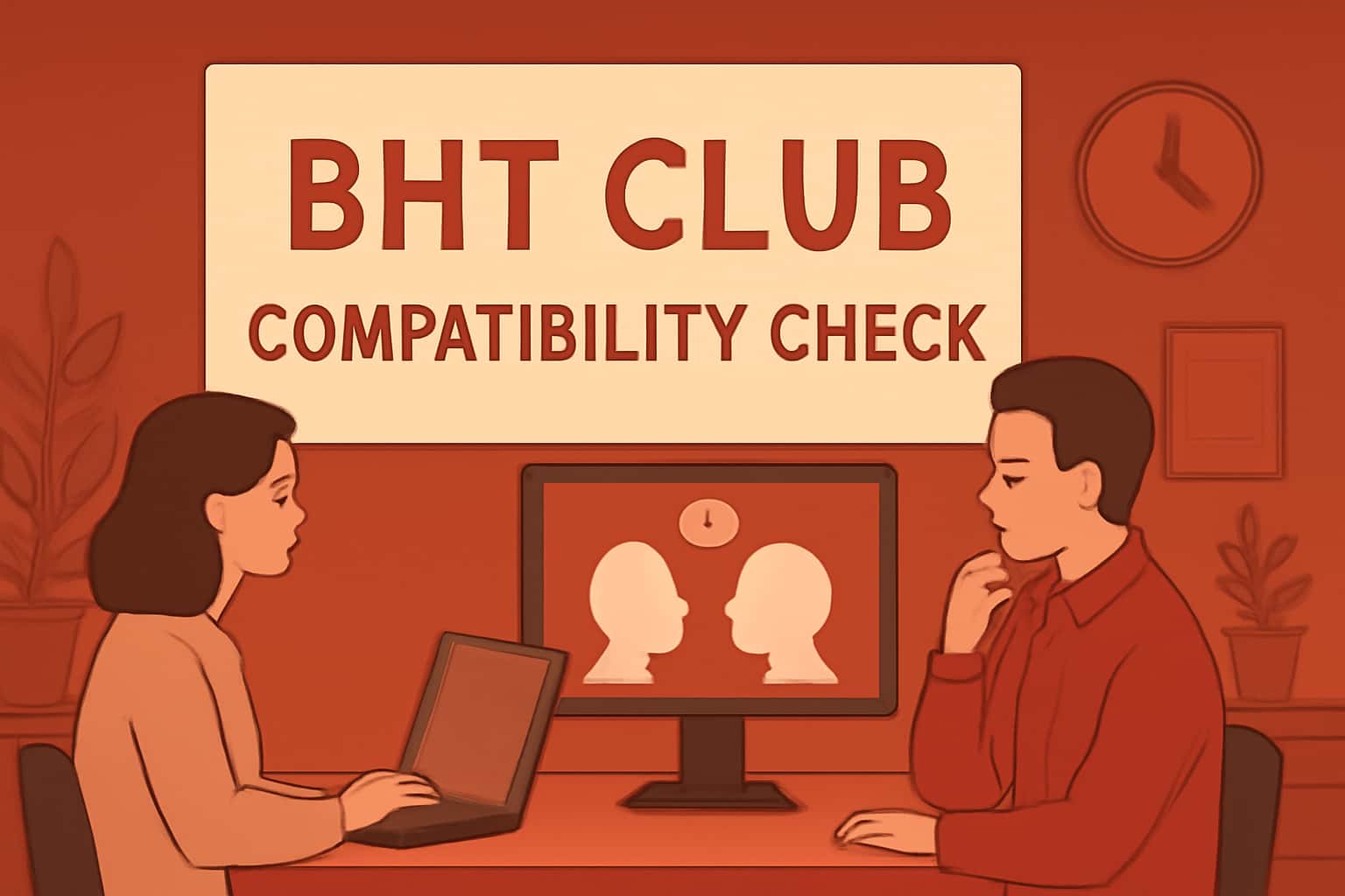 Visual representation of BHT Club Compatibility Check with focus on device compatibility.