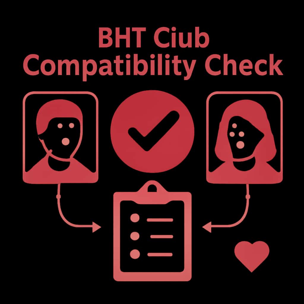 Diagram depicting the compatibility criteria for the BHT Club app.
