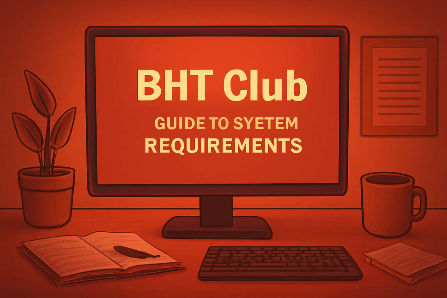 Informative image related to BHT Club Guide to System Requirements.