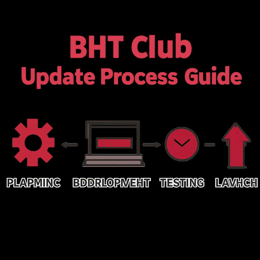 Diagram illustrating the BHT Club update steps.