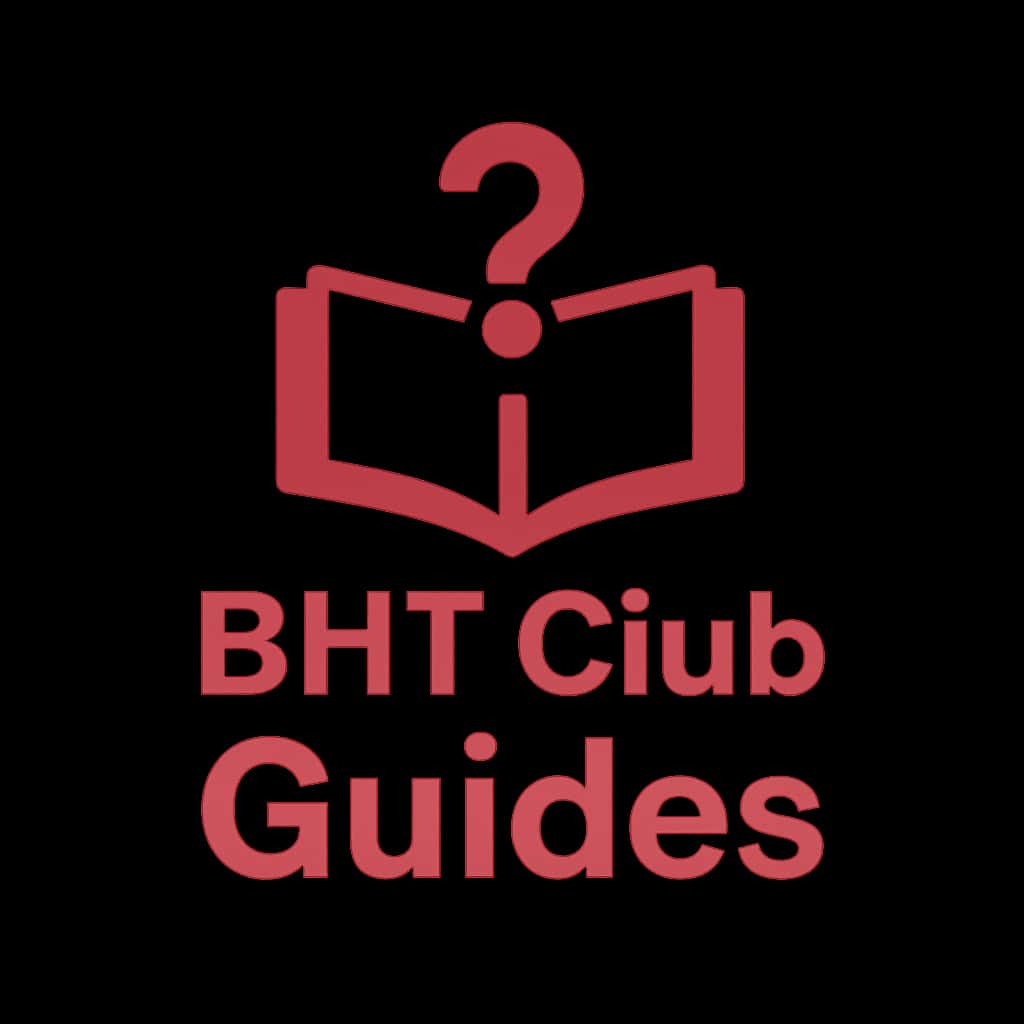 Icon representing BHT Club Guides with clean design.
