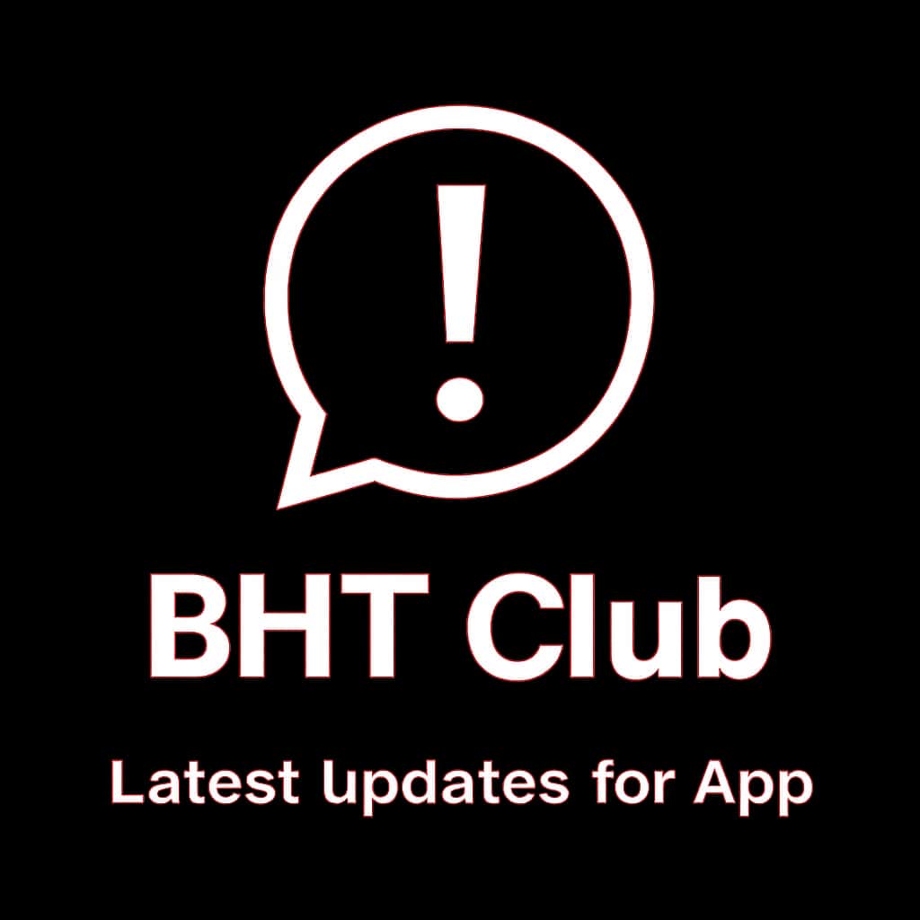 Icon representing the latest updates for BHT Club App.